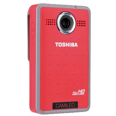 Toshiba Camileo Clip 16mpx 10x Fhd Rojo